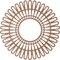 Ekena Millwork Cornelius Wood Fretwork Pierced Ceiling Medallion, Wood (Paint Grade), 26"OD x 9 5/8"ID x 3/8"T CMWP26X0375CRMF - alternate 2